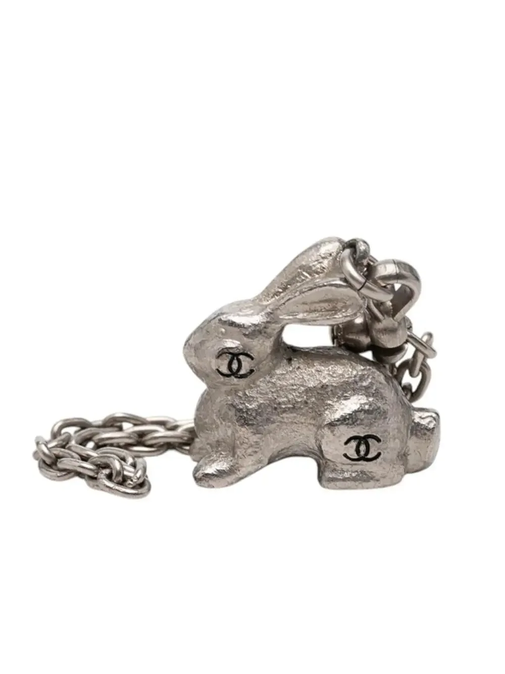 Chanel Cc Logo Charm Silver-Tone Metal #299434C79B